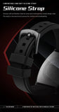 PLAYBOY Top Brand High Quality Multifunction Original Fashion Waterproof Silicone Strap Quartz Watch for Men