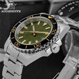 Luxury Brand High Quality Men's Automatic Sapphire Green BGW9 Luminous Waterproof 20Bar Mechanical Diver Watch ﻿