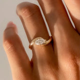 Amazing 1 Carat Marquise-shaped Moissanite Diamond Ring Sparkles and is a Gorgeous 925 Silver Fine Jewellery