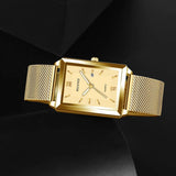 New Arrival Top Brand Fashion Gold Silver Women's Luxury Women Bracelet Watches - Ladies Quartz Steel Wristwatches - The Jewellery Supermarket