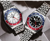 Luxury GMT515-24H Men's Watch Diver 200m Bubble Mirror Glass BGW9 Super Luminous Stainless Steel Men's Analog Watches