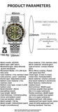 Top Brand New GMT Movement Quartz Watches, Stainless Steel BGW9 Luminous 20Bar Waterproof Diver Watch For Man