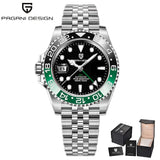 LUXURY DESIGN V3 GMT Mechanical Ceramic bezel Sapphire Crystal Stainless Steel Waterproof Automatic ﻿Mens Watches