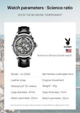 High Quality Top Brand Luxury Automatic Mechanical Mens Wristwathes - Fashion Trend Design Waterproof Mens Watch