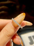 Admirable VVS1 D Colour Moissanite Diamond Stackable Solitaire Ring