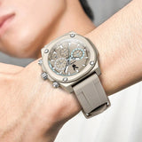 Top Brand Trend Quartz  Business Men's Watches - Original Silicone StrapWaterproof Calendar Multifunction Watches