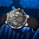 New Arrival Luxury Original Silicone Strap Fashion Quartz Waterproof Luminous Sports Top Brand Men's Wrist Watches