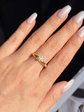 Fashion Shiny Round VVS1 D Colour Moissanite Diamond Ring Fine Jewellery