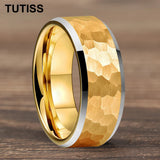 Plane Hammer With Beveled Edge Treatment New 6/8mm Tungsten Carbide Rings