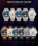 Famous Brand Automatic Mechanical Watch - Tourbillon Sport Leather Casual Business Fashion Mens Watches - The Jewellery Supermarket