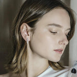 Excellent 18KGP D Colour VVS1 Moissanite Diamonds Clip Hoop Earrings for Women, Silver Fine Fashion Charm Jewellery - The Jewellery Supermarket