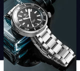 Top Brand Sapphire Glass Super Luminous Calendar Automatic Mechanical Wristwatch Luxury Men's Diver's Watches