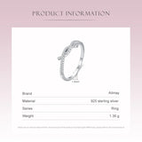 Staggered Line Real 925 Sterling Silver AAAA Lab Created Diamond Stackable Ring
