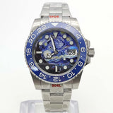 Self-Winding Stylish Dial Bezel 100 Meter Water Resistant Men's Mechanical Watch