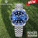 Top Brand Fashion Men's Sports Automatic Mechanical Watch - NH35 Stainless Steel Sapphire Waterproof Wristwatch