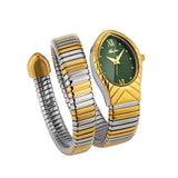 Famous Brand Dress Jewellery Fashion Quartz Snake Watch For Women
