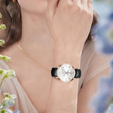 New Elegant Fashion Simplicity Womens Watches Original Quartz Movement Rose Gold Plated Watches for Women