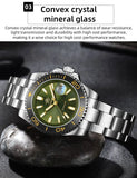 Super Stainless Steel Men 2115 Quartz Watches - Luxury 100m Waterproof Ceramic Bezel  Writwatches for Men