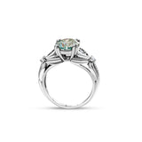 Classic Luxury 2 Carat Moissanite Ring For Women 925 Sterling Silver Ring With Certificate Engagement Gift In Multiple Colors
