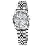 Top Brand Luxury Fashion Elegant Quartz Wristwatches, Creative Steel Waterproof Watches For Women - Ideal Gifts