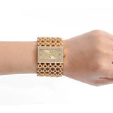 Classic Square Gold Women Watches High-end Temperament Ladies Dress Bracelet Watch Luxury Diamonds Quartz Wristwatch Montre - The Jewellery Supermarket