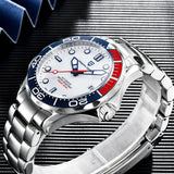 New Top Brand Men's Watch 007 Commander Luxury Mechanical 100m Waterproof Calendar Japan NH35 Men's Wristwatches