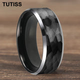 Plane Hammer With Beveled Edge Treatment New 6/8mm Tungsten Carbide Rings