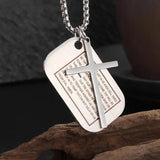 Exquisite Men's Ladies Cross Stainless Steel Pendant Necklace Gothic Religious Cross Amulet Jewellery - The Jewellery Supermarket