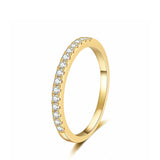 Amazing VVS1 D Colour Moissanite Diamonds Wedding Sterling Silver Eternity Ring