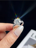 Luxury 2 Carat VVS1 D Colour Moissanite Diamond Gemstone Solitaire Ring