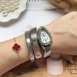 Popular Creative Snake Shaped Women's Quartz Analogue Watches - Women's Bracelets Personalized Wristbands For Women