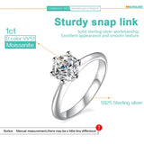 Cute/Romantic Flower Bud Design 1CT Moissanite Diamond  Wedding Solitaire Rings For Women Sterling Silver Jewellery