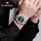 New Arrival Brand Luxury Waterproof Stainless Steel Business Quartz Sport Luminous Date Clock Men Wristwatches