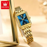 Elegant Women's Watch - Top Fashion Business Waterproof Stainless Steel Zircon Diamonds Luxury Quartz Watches