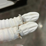 Excellent 1Carat Radiant/Asscher Cut Moissanite Diamond Rings 925 Silver Wedding Engagement GRA Certified Jewellery