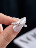 Charming Round VVS1 D Colour Moissanite Diamond Fine Jewellery Ring