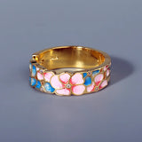 Fashion Creative Handmade Enamel Craft Epoxy Craft Women's Rings