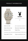 Top Brand Trend Quartz  Business Men's Watches - Original Silicone StrapWaterproof Calendar Multifunction Watches