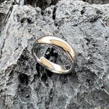 Shiny White Gold Color 2/3/4/5/6/7/8/10mm Tungsten Carbide Rings for Men Women