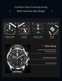 Original Quartz Watch for Men with Luxury Leather Strap Waterproof Wristwatch Fashionable Very Popular Mens Watch