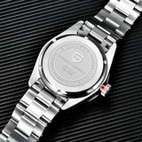 Classic Luxury Brand Mechanical Sapphire Crystal Luminous 200m Waterproof Stainless steel Men's Wristwatch, Best Gift