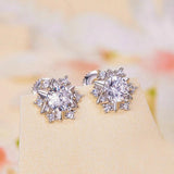 Awesome Stars And Five Quality High Moissanite Diamonds Earrings - 100% 925 Sterling Silver Fine Jewellery - The Jewellery Supermarket