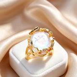 Selection Jewellery Pieces of Real Big Baroque Pearl Silver Gold Colour Rings
