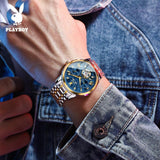 Best Selling Luxury Brand Skeleton Automatic Mechanical Fashion High Quality Multifunction WristWatches for Men