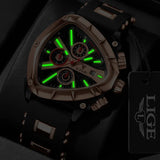 New Arrival Top Brand Luxury Waterproof Chronograph Luminous Casual Quartz Wristwatch Military Watches for Men