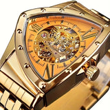 New Arrival Luxury Triangular Watch, High Value Luxury Mechanical Watch - Triangular Personalized Men's Watch