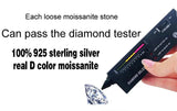 Popular Snowflake 4-Claw D Colour 1/2CT Moissanite Diamond S925 Sterling Silver Rings for Women Wedding Jewellery