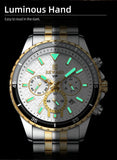 Great Seller - Fashion Casual Sports Luminous Waterproof Stainless Steel Band Business Style Watches for Men - The Jewellery Supermarket