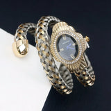 New Quartz Watch - Women Unique Snake Shape Wire Braidedn Bracelet Watches