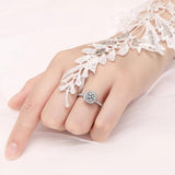 925 Sterling Silver 0.5-3ct VVS1 D Colour Moissanite GRA Certified Diamonds Wedding Engagement Rings, Fine Jewellery